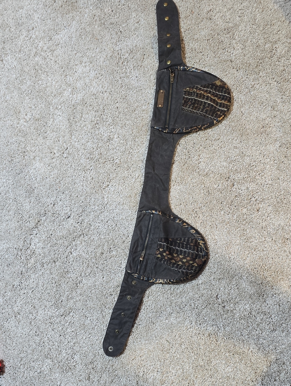 Vanishing Tribe Waist Pouch with Tribal Accent
